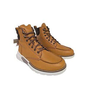 Dingo Men's Tailgate Saddle Brown Leather Casual Boots DI 309 Size 10D